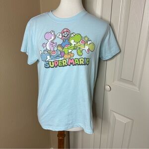 Nintendo Light Blue Super Mario Tee